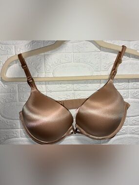 Victoria's Secret Satin Nude Bombshell Push-Up Bra